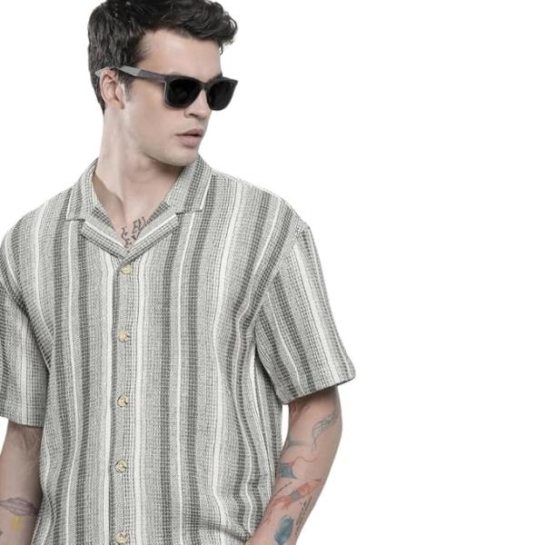 The Indian Garage Co Men's Cotton Relaxed Fit Shirt